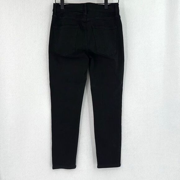 Agolde Black Cotton Blend Roxanne Super High Rise Skinny Leg Jeans Size 28 - Picture 4 of 11
